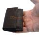 Unisex Δερμάτινο μικρό πορτοφόλι 982036 μαύρο