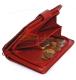 Γυναικείο δερμάτινο πορτοφόλι 40-2005 κόκκινο