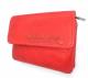 Unisex Δερμάτινο μικρό πορτοφόλι 400-403 κόκκινο