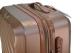 Set 2 τεμ. βαλίτσες τροχήλατες (μεγάλη-μικρή) 460248-2X χρώμα καφέ