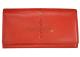 POLO CLUB 1530-895 Γυναικείο δερμάτινο μεγάλο πορτοφόλι κόκκινο