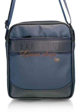 Bartuggi 110607 Ανδρική τσάντα ώμου Μπλε