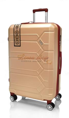 Bartuggi 9040/L σκληρή τροχήλατη βαλίτσα Μεγάλη Χρυσή