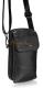 LS 430669 ανδρική μικρή τσάντα κινητού ώμου-zώνης Μαύρο