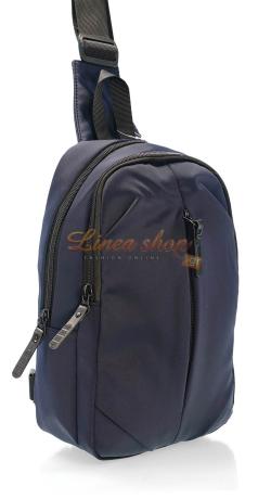 Unisex τσάντα-σακίδιο στήθους  07732 Μπλε
