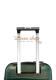 LS 0170/50-S Μικρή σκληρή τροχήλατη βαλίτσα καμπίνας 50 cm πολυπροπυλενίου Πράσινη