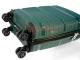 LS 0170/50-S Μικρή σκληρή τροχήλατη βαλίτσα καμπίνας 50 cm πολυπροπυλενίου Πράσινη