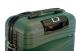 LS 0170/55-S+ Μικρή σκληρή τροχήλατη βαλίτσα καμπίνας 55 cm πολυπροπυλενίου Πράσινη