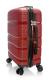 LS 0170/55-S+ Μικρή σκληρή τροχήλατη βαλίτσα καμπίνας 55 cm πολυπροπυλενίου Μπορντό