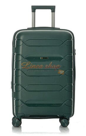 Σκληρή βαλίτσα μεσαίου μεγέθους 6320/M Πράσινη