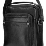 linea 671306 ανδρική δερμάτινη τσάντα ώμου.