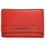 54208 Γυναικείο δερμάτινο επώνυμο πορτοφόλι pierre cardin κόκκινο