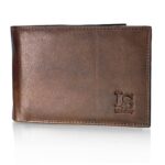 LS 73108 ανδρικό δερμάτινο πορτοφόλι καφε