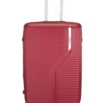 rcm 923015/L Άθραυστη βαλίτσα πολυπροπυλενίου μεγάλου μεγέθους (L) Μπορντώ.