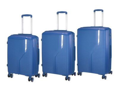 Xplorer Άθραυστη βαλίτσα πολυπροπυλενίου SET τριών διαστάσεων (S/M/L) 923015/3X-SET Μπλε