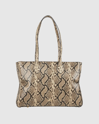 VERDE ΓΥΝΑΙΚΕΙΑ ΤΣΑΝΤΑ ΩΜΟΥ 16-0008239 ANIMAL PRINT ΜΠΕΖ