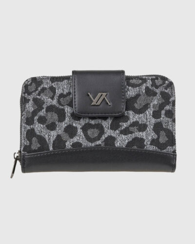 VERDE ΓΥΝΑΙΚΕΙΟ ΠΟΡΤΟΦΟΛΙ 18-0001572 ANIMAL PRINT ΜΑΥΡΟ