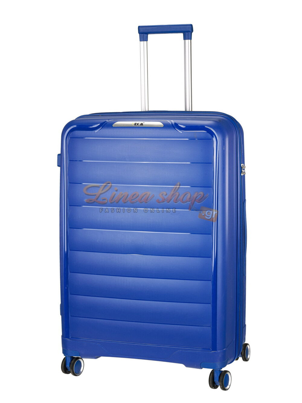 rcm Άθραυστη βαλίτσα πολυπροπυλενίου μεγάλου μεγέθους (L) 7780/L Μπλε