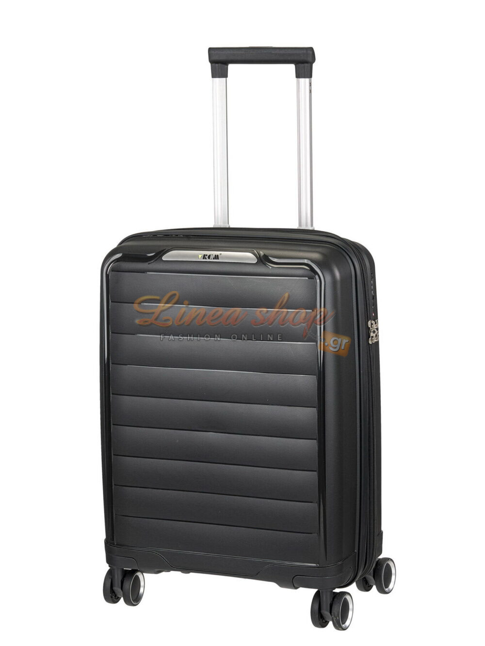 rcm Άθραυστη βαλίτσα πολυπροπυλενίου μικρού μεγέθους (S) 7780/S Μαύρη