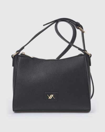 Verde Γυναικεία Τσάντα Χιαστί 16-0008455 Μαύρο