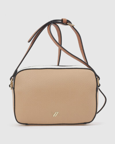 Verde Γυναικεία Τσάντα Χιαστί 16-0008554 Μπεζ