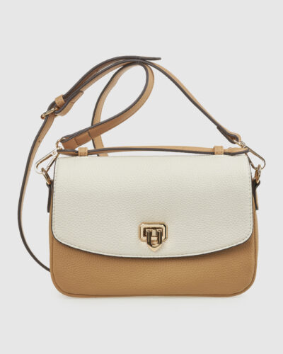 Verde Γυναικεία Τσάντα Χιαστί 16-0008334 Καμελ