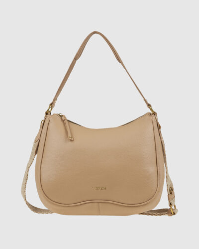 Verde Γυναικεία Τσάντα Ώμου 16-0008338 Μπεζ