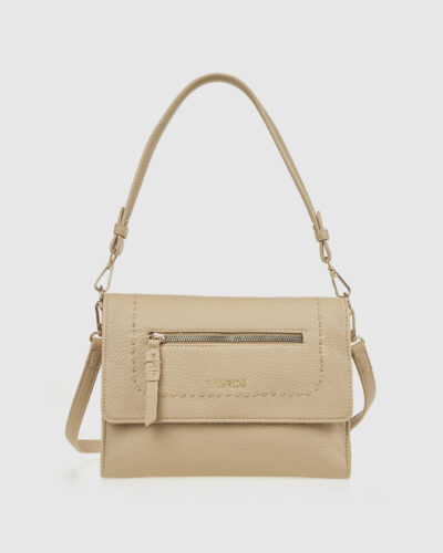 Verde Γυναικεία Τσάντα Χιαστί 16-0008347 Μπεζ