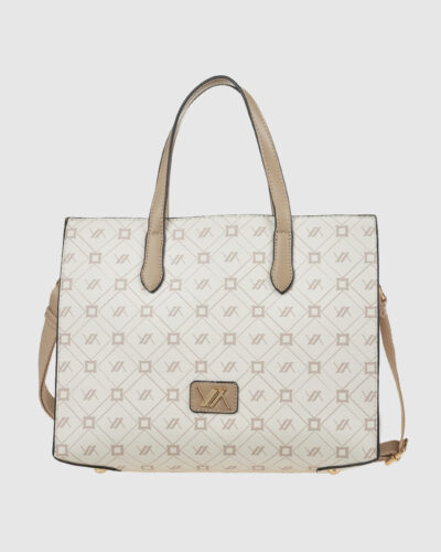 Verde Γυναικεία Τσάντα Χειρός 16-0008370 Εκρού