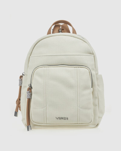 Verde Γυναικείο Σακίδιο Πλάτης 16-0008350 Εκρού