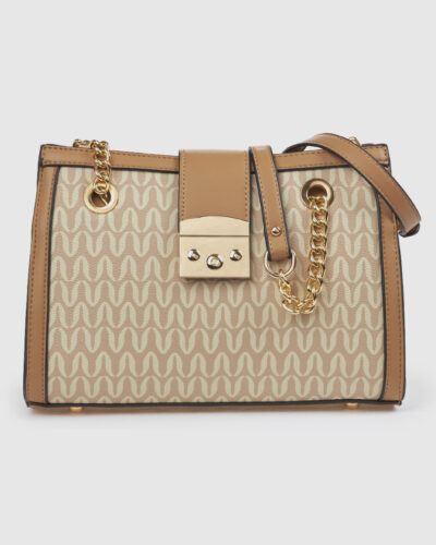 Verde Γυναικεία Τσάντα Ώμου 16-0008463 Μπεζ