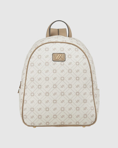 Verde Γυναικείο Σακίδιο Πλάτης 16-0008369 Εκρού