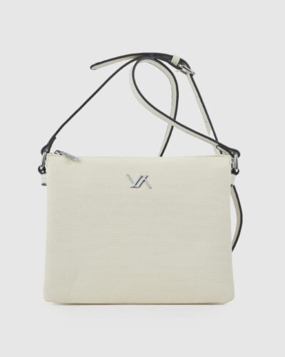 Verde Γυναικεία Τσάντα Χιαστί 16-0008498 Άσπρο