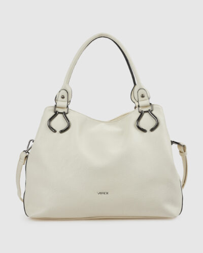 Verde Γυναικεία Τσάντα Ώμου 16-0008516 Εκρού