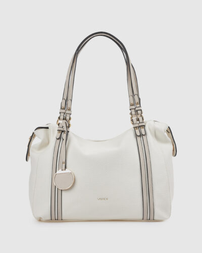 Verde Γυναικεία Τσάντα Ώμου 16-0008517 Εκρού