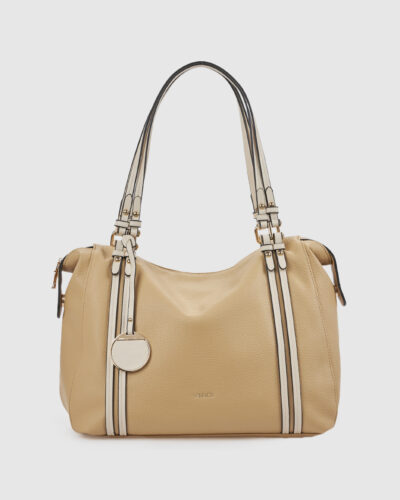 Verde Γυναικεία Τσάντα Ώμου 16-0008517 Μπεζ