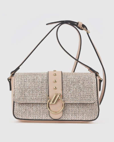 Verde Γυναικεία Τσάντα Χιαστί 16-0008528 Nude