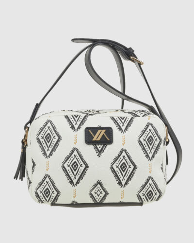 Verde Γυναικεία Τσάντα Χιαστί 16-0008377 Εκρού