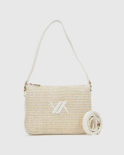 Verde Γυναικεία Τσάντα Ώμου 16-0008530 Εκρού