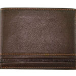 Ανδρικό δερμάτινο πορτοφόλι 034-923 καφέ