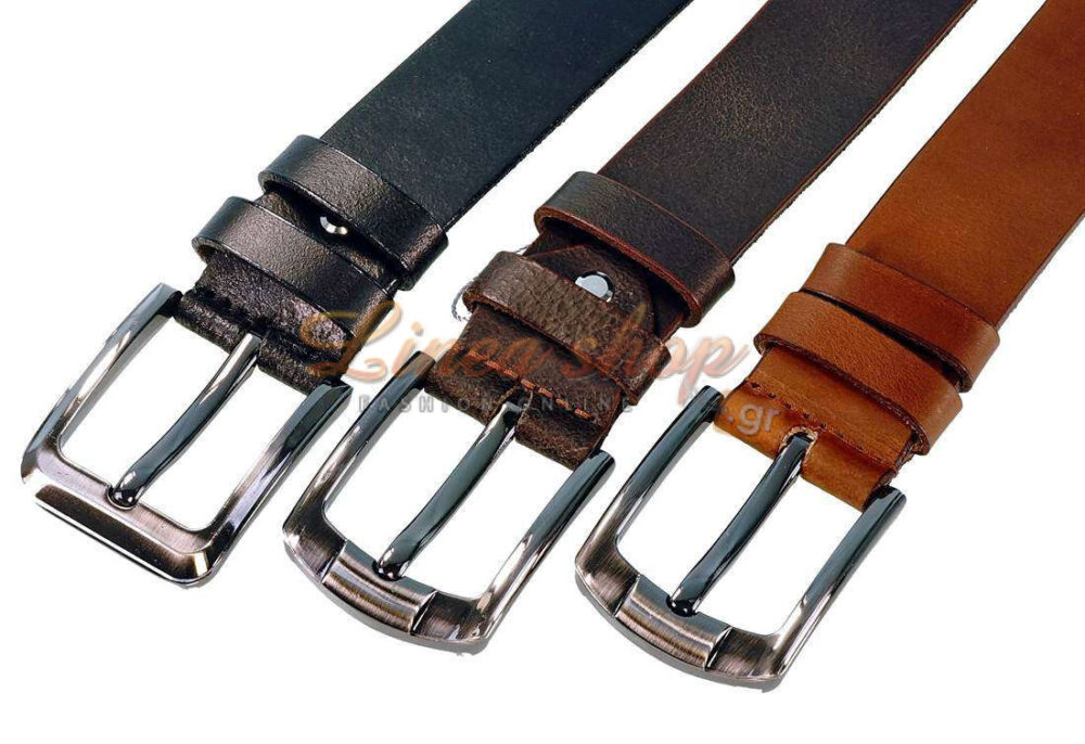 linea 82-2982 unisex δερμάτινη φαρδιά ζώνη