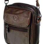 annie 00325 ανδρικό δερμάτινο τσαντάκι (ώμου-ζώνης) μικρού μεγέθους.