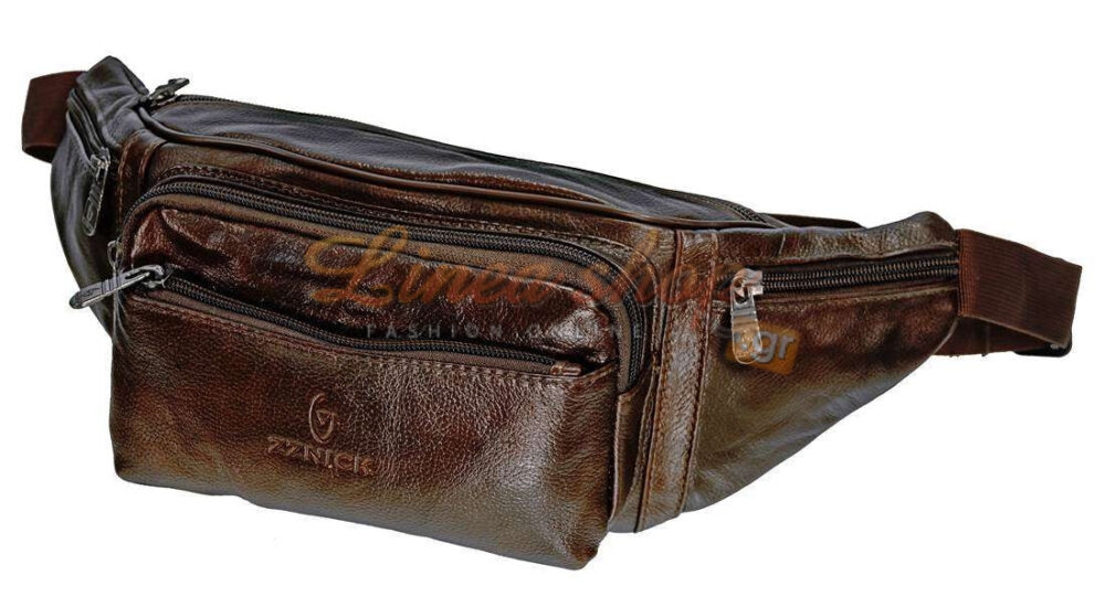 Δερμάτινη μπανάνα-τσαντάκι μέσης 832564 Μαύρη Δερμάτινη μπανάνα-τσαντάκι μέσης 832564 Μαύρη