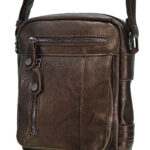 Bartuggi 711-6592 ανδρική τσάντα ώμου καφέ