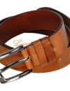 linea 82-2982 unisex δερμάτινη φαρδιά ζώνη ταμπά