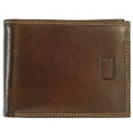 GMF 0508 ανδρικό δερμάτινο πορτοφόλι καφέ