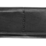 POLO CLUB 1530-895 Γυναικείο δερμάτινο ΜΕΓΑΛΟ πορτοφόλι μαυρο